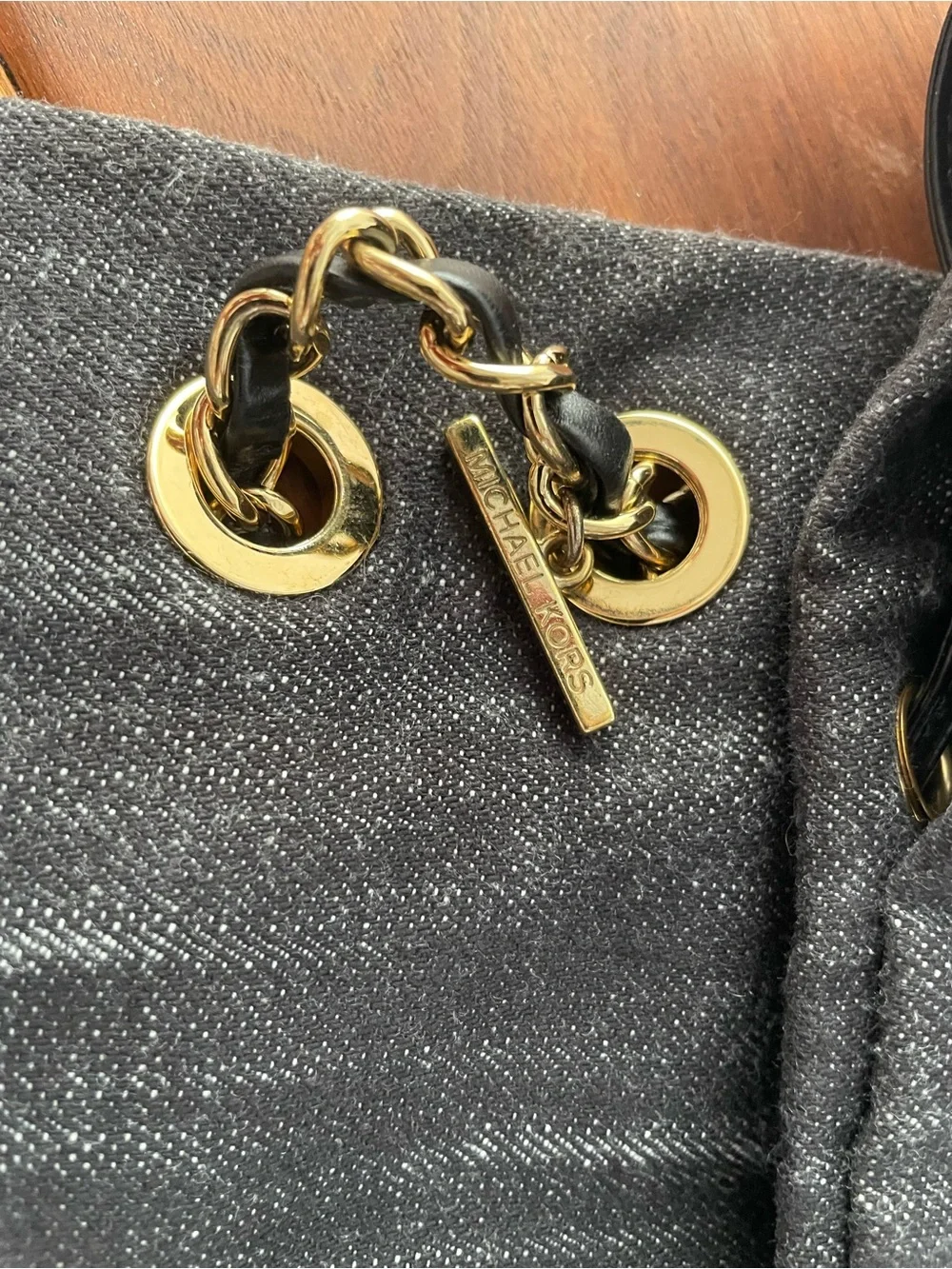 Chanel Washed Denim Calfskin Quilted Backpack 2016